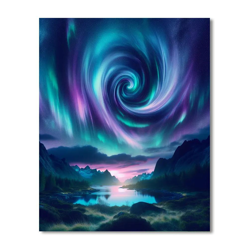 Breathtaking Aurora Skies Paint By Color