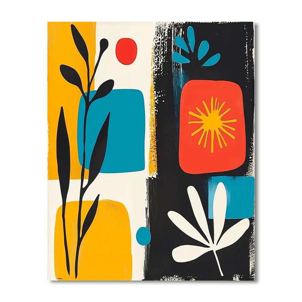 Joan Miró Inspired Dreamscape Wonders  Number Painting