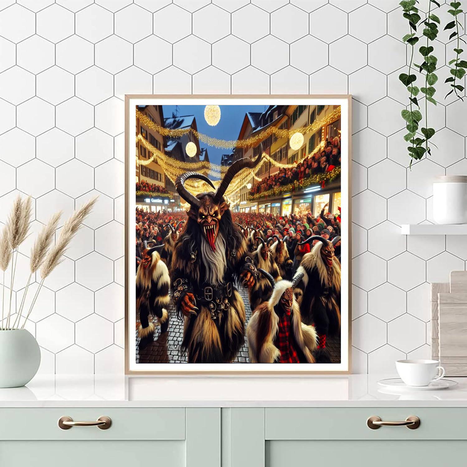 Krampus Night - Austria Number Painting