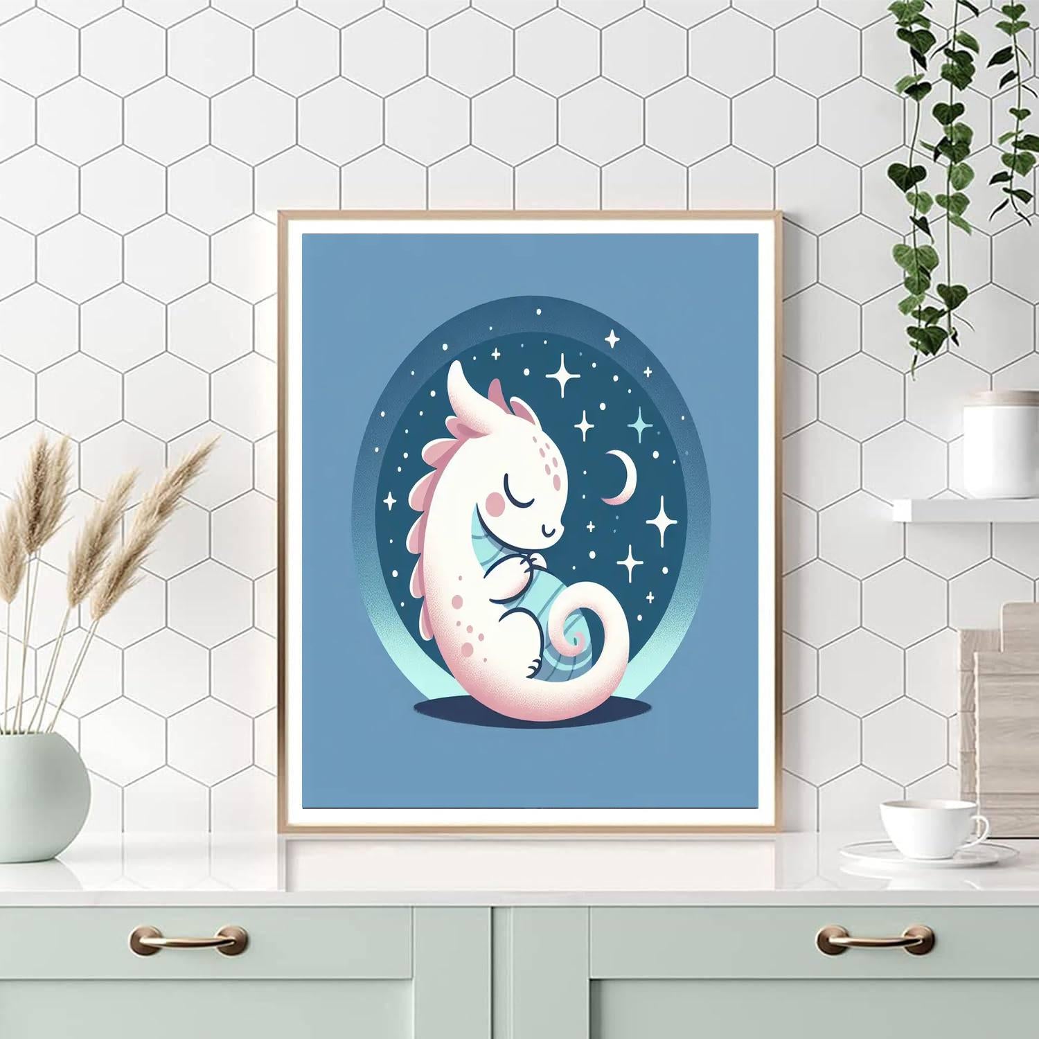 Dreamland Dragon Slumber Painting Number Kit