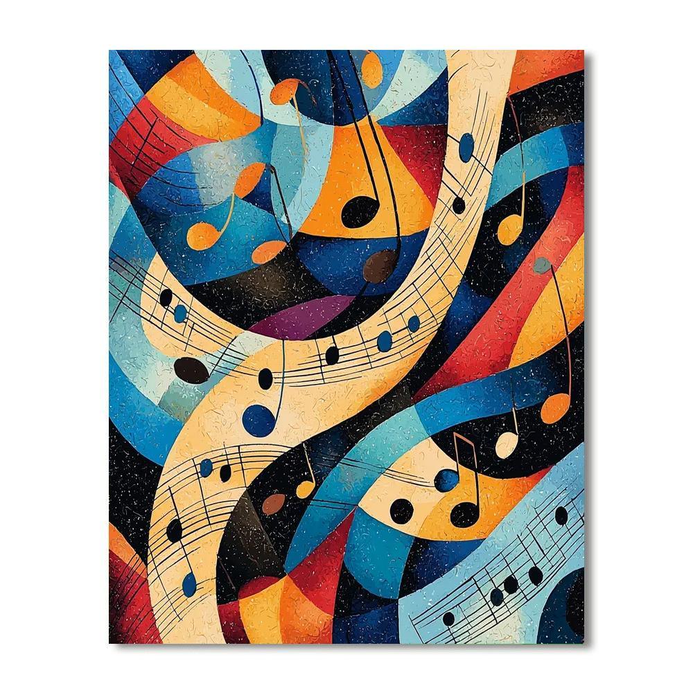 Paul Klee Inspired Harmony Of Echoes  Paint By Numbers