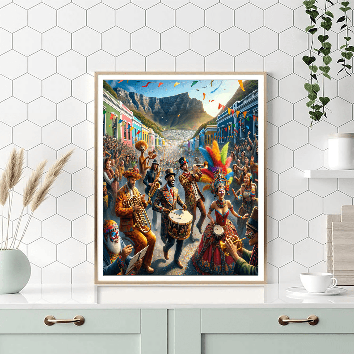 Cape Town Minstrel Carnival - South Africa Paint By Numbers