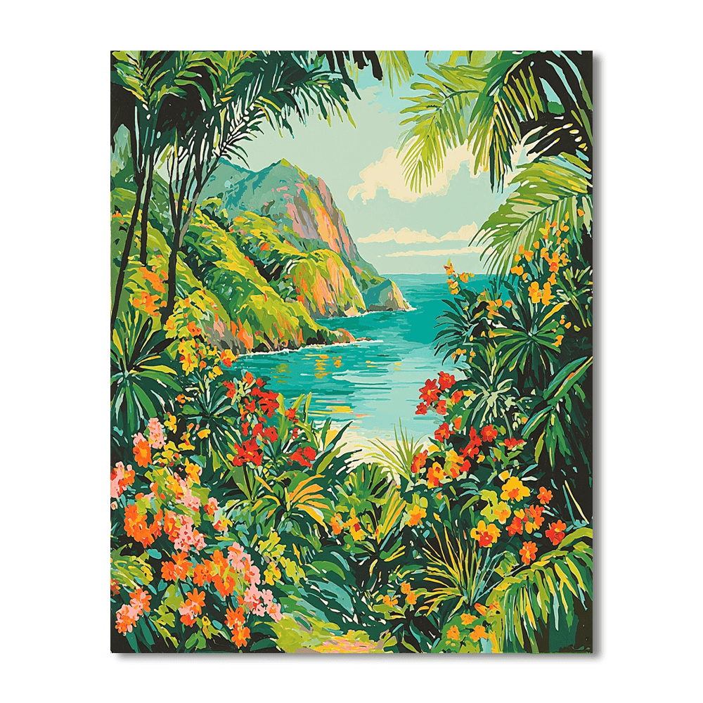 Paul Gauguin Inspired Gauguin's Tropical Escape  Painting By Numbers Kit