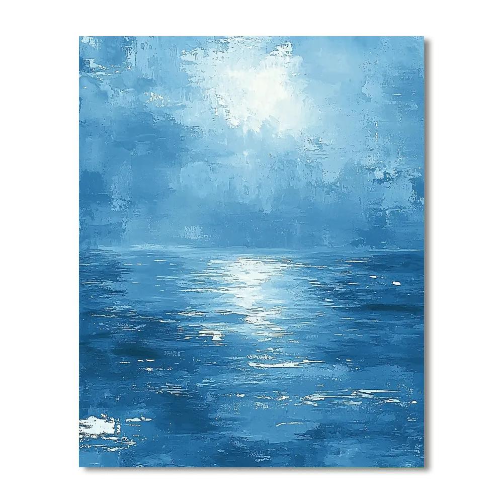 Nandalal Bose Inspired Glistening Reflections  Paint By Numbers