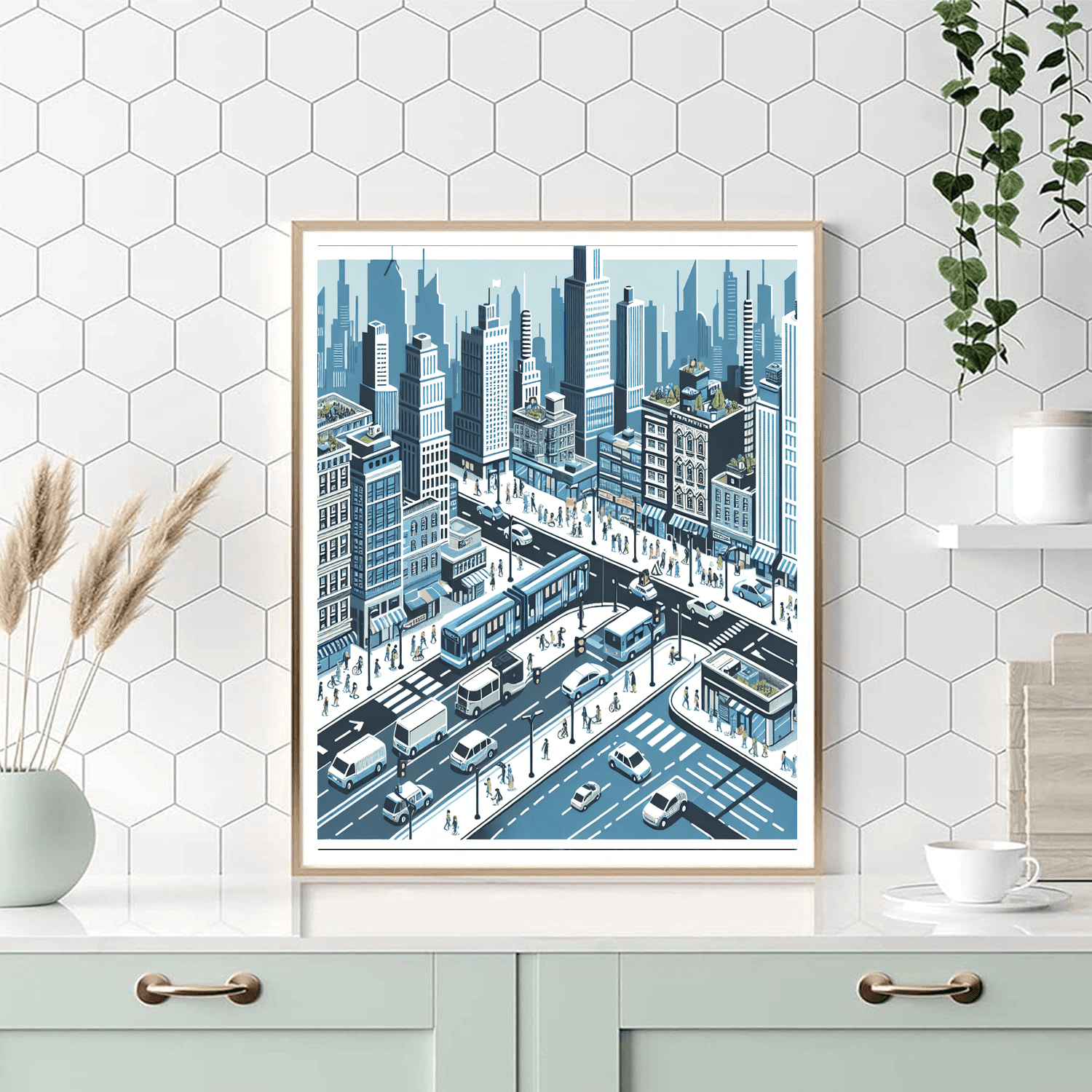 Busy City Adventure Number Painting