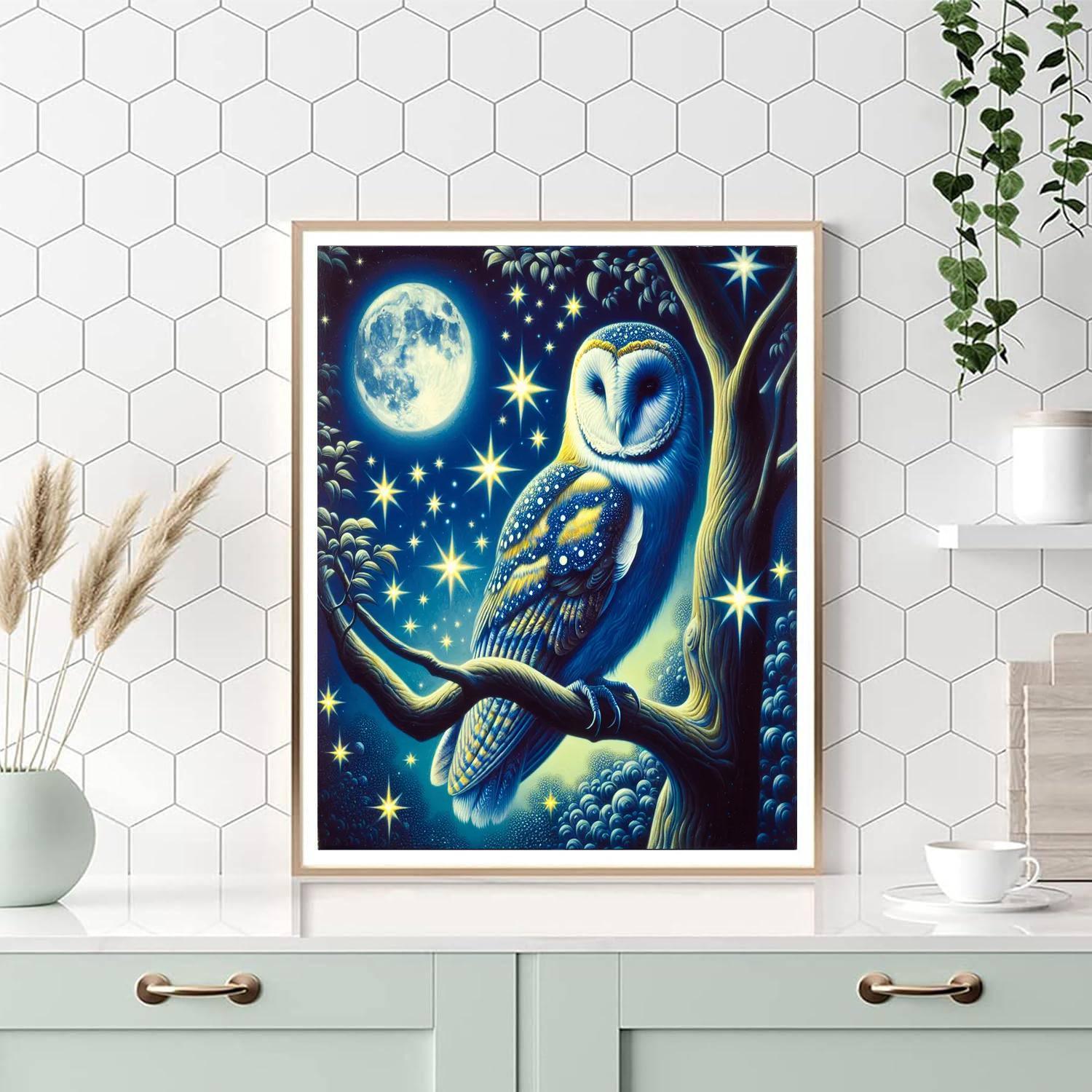 Midnight Owl Symphony Paint By Numbers