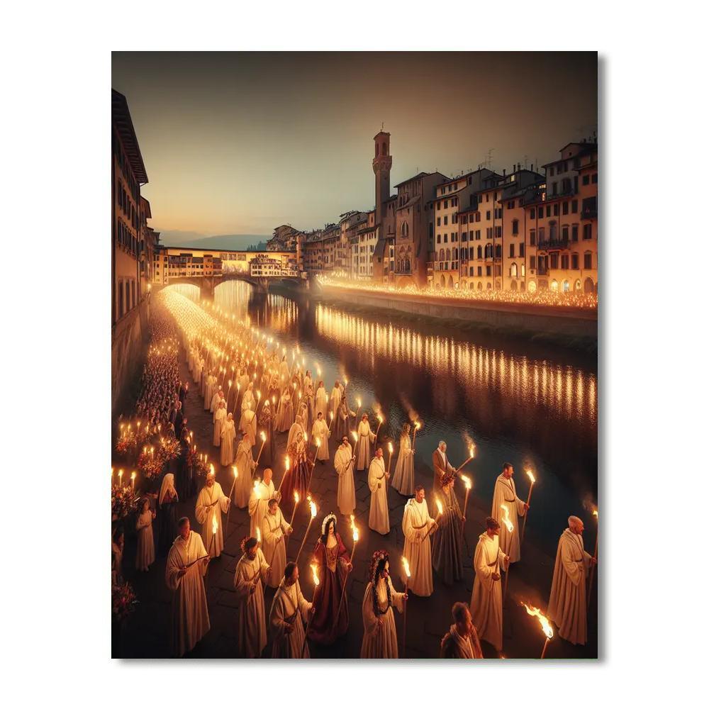 The Luminara Di San Ranieri Painting By Numbers Kit