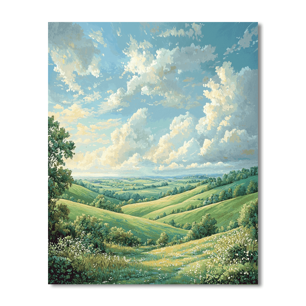 John Constable Inspired Joyful Retreat  Paint By Numbers Art