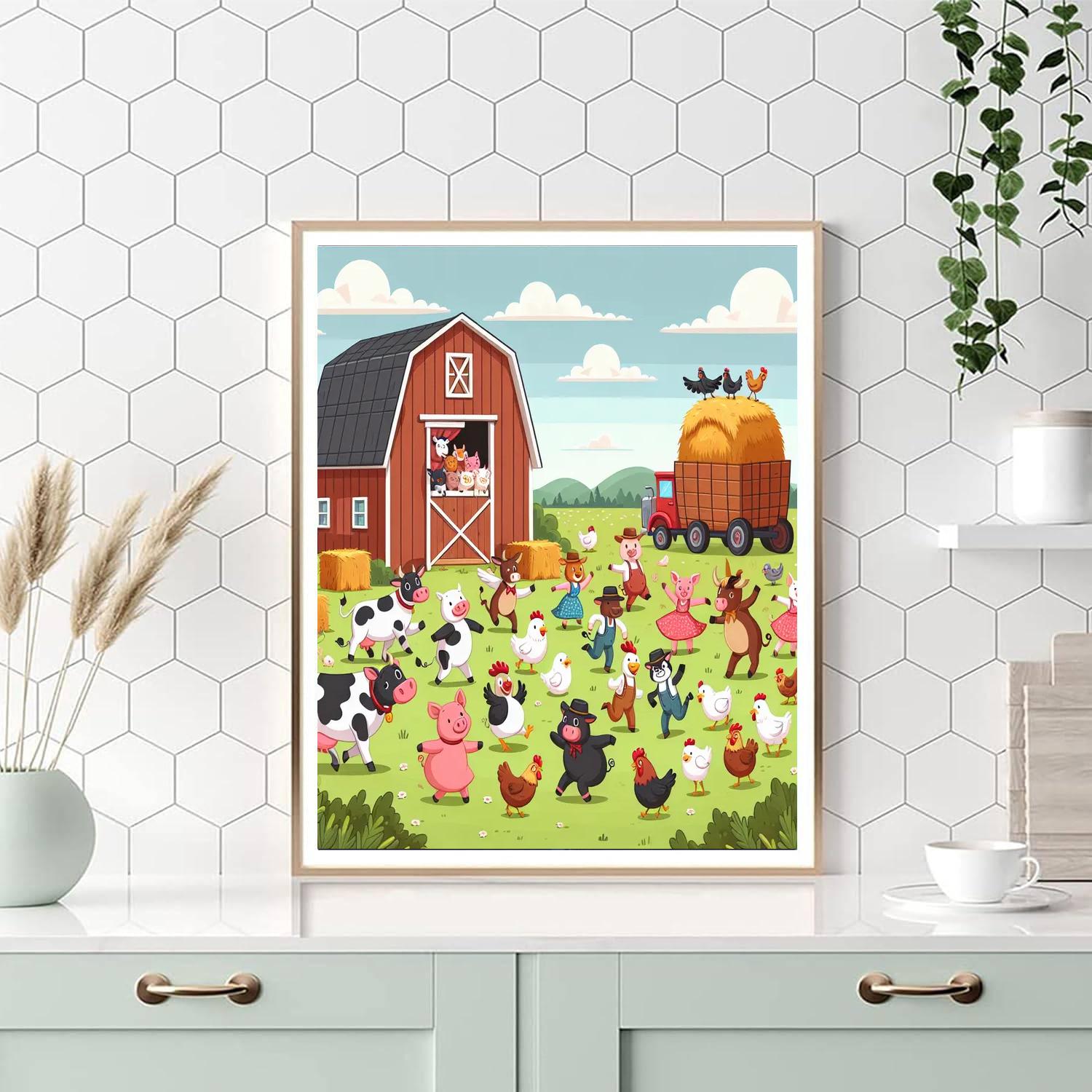 Farm Festivities Paint By Numbers Kits