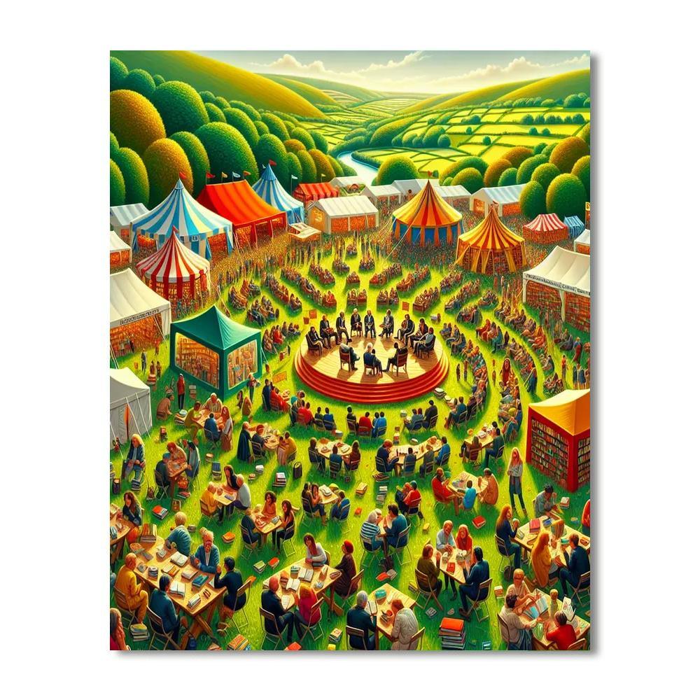 Hay Festival - Uk Numbered Painting Kits