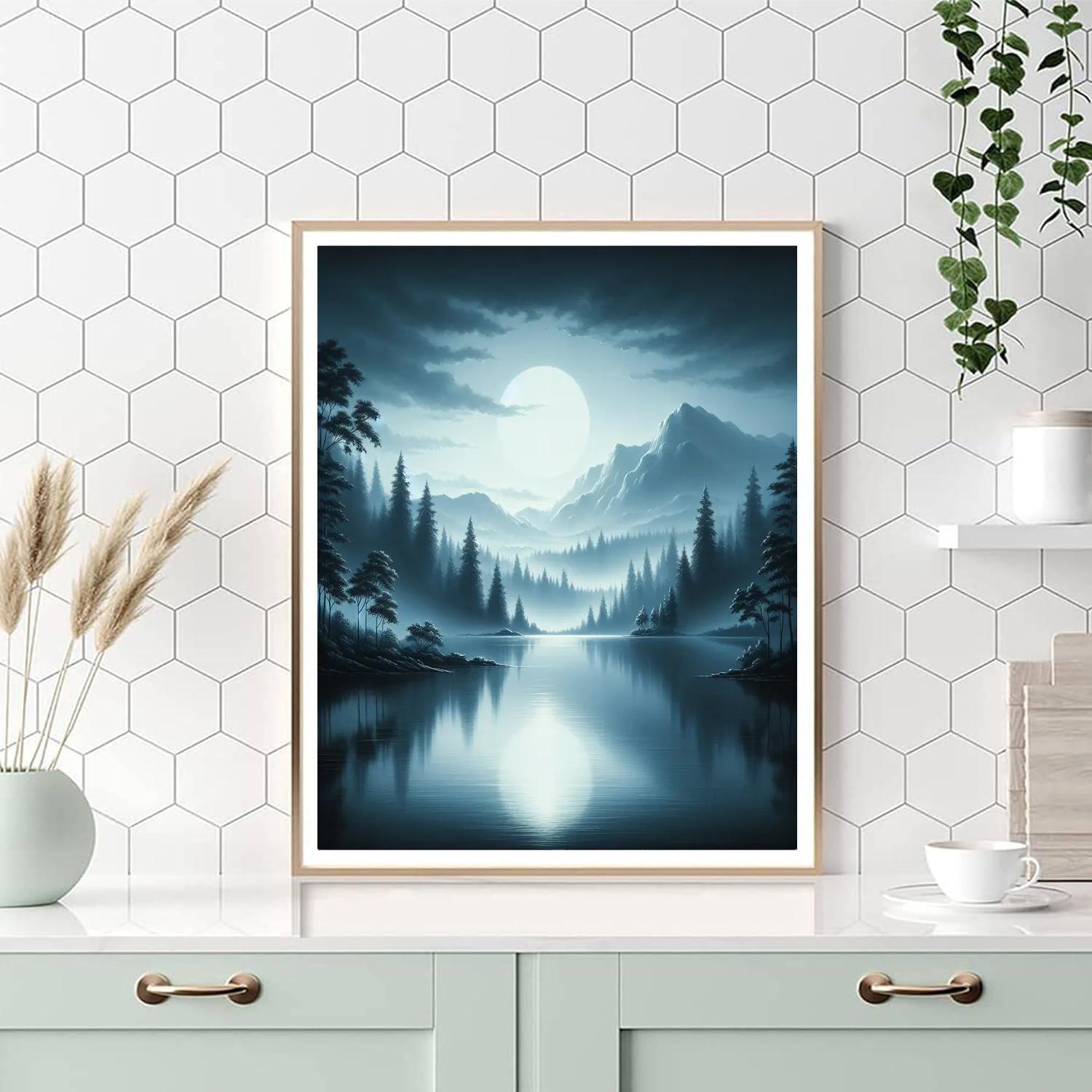 Moonlit Nights Painting By Numbers Kit