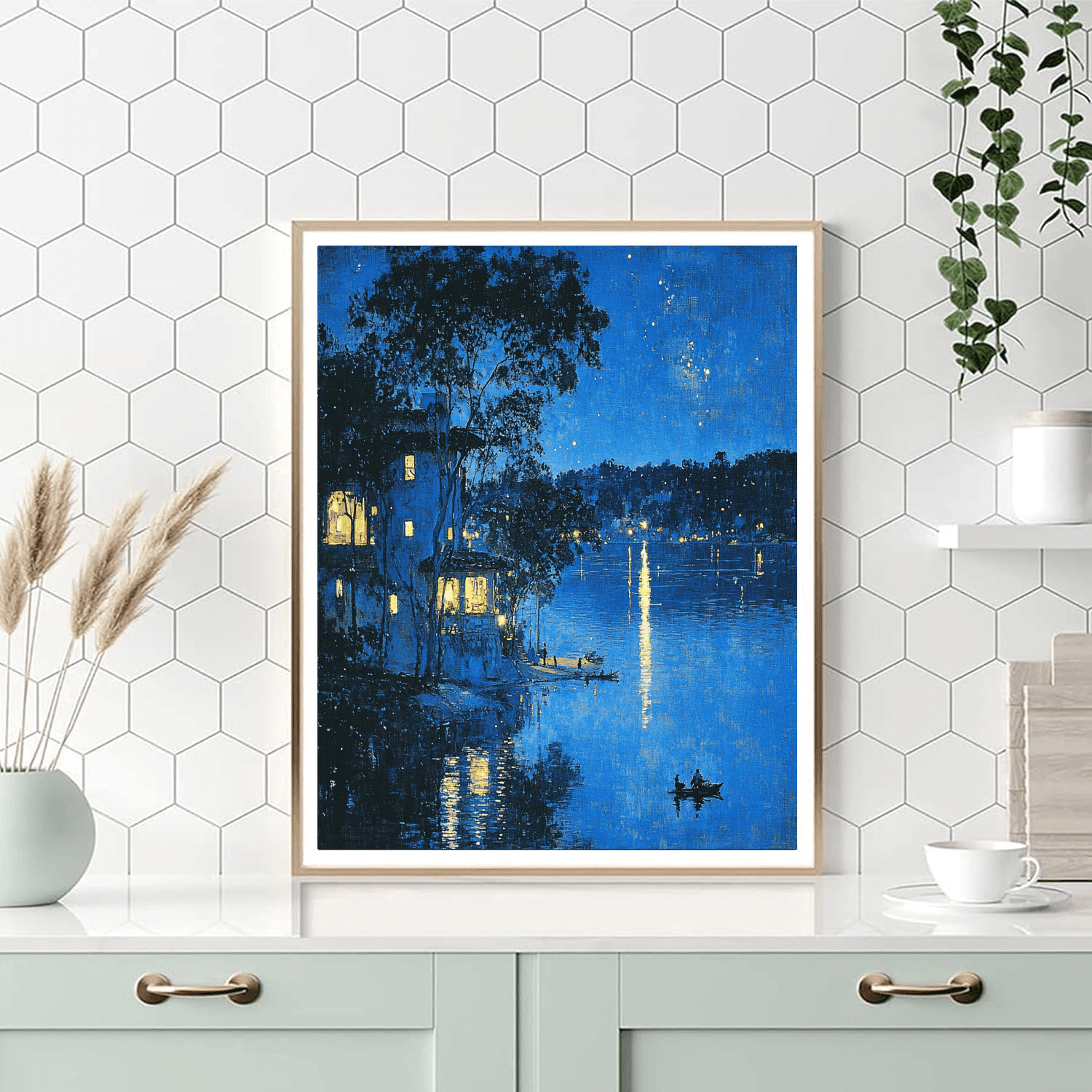 James Whistler Inspired Nocturnal Lullaby  Paint By Numbers Kits