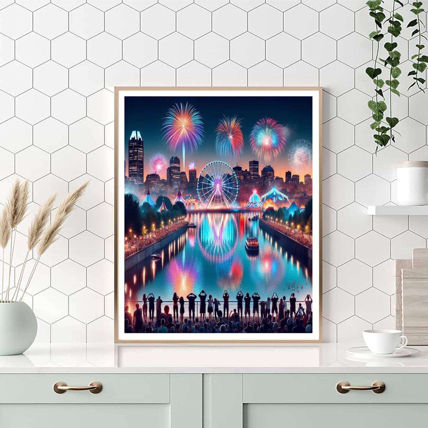 International Fireworks Festival - Canada Paint By Numbers Kits