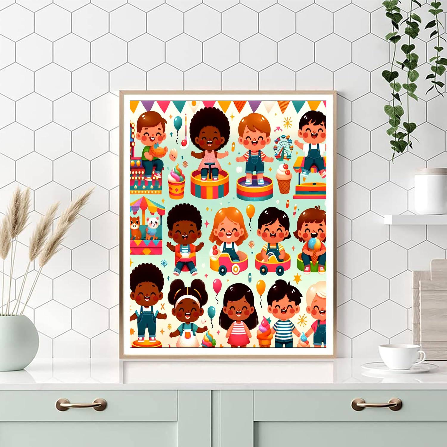 Carnival Fun Fair Paint By Number