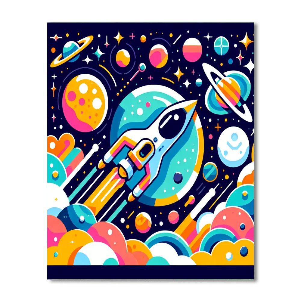 Star Voyage Number Painting