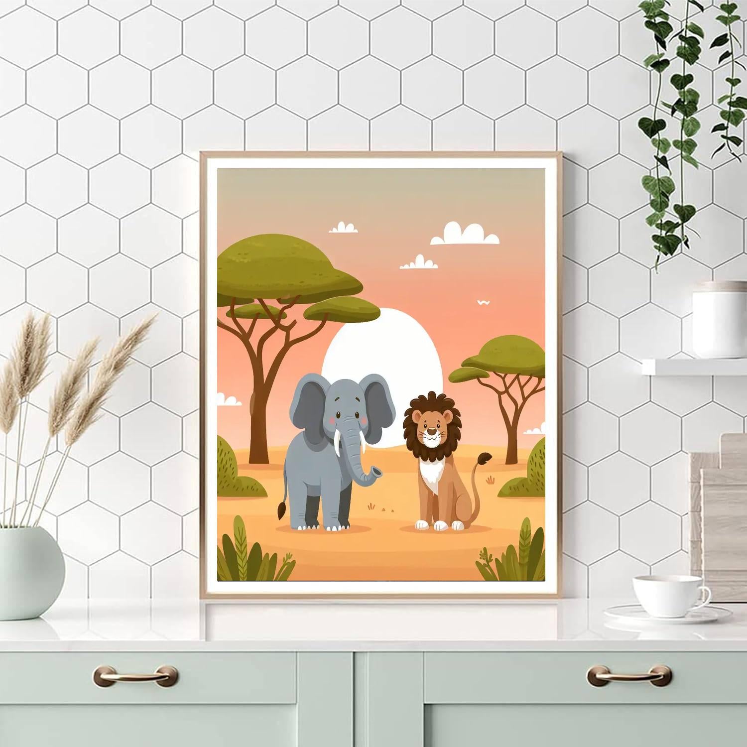 Safari In Africa Paint By Numbers