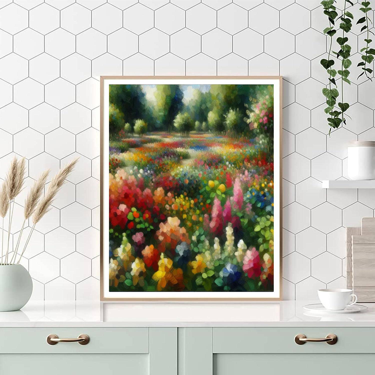 Garden Splendor Painting By Numbers Kit