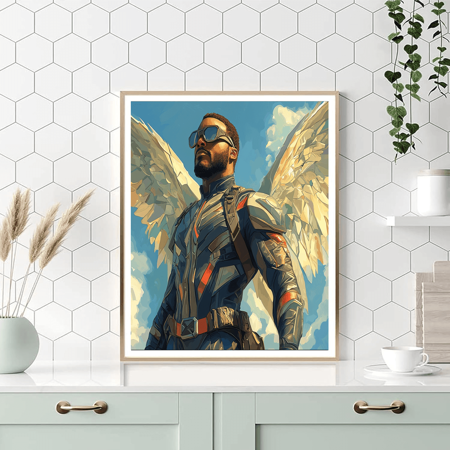Anthony Mackie: The Fearless Falcon Of Transformation Paint By Number