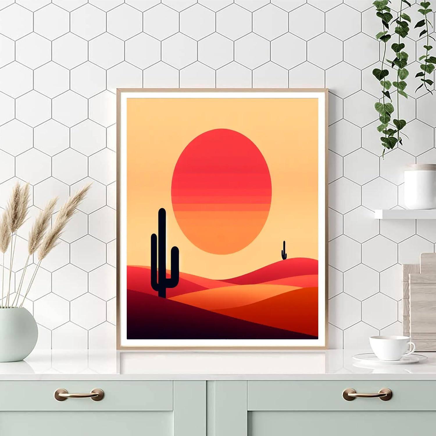 Desert Dreams Number Painting