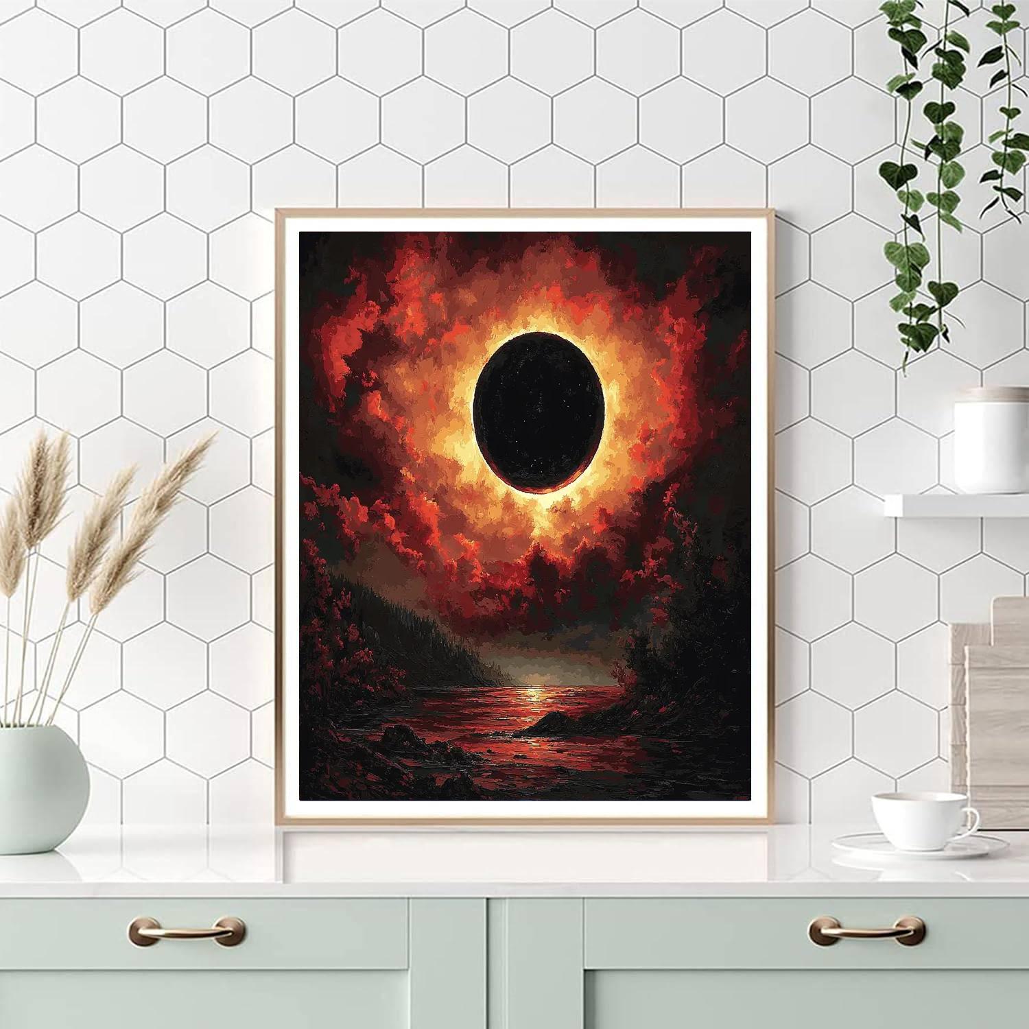 Caravaggio Inspired Eternal Eclipse  DIY Paint By Numbers