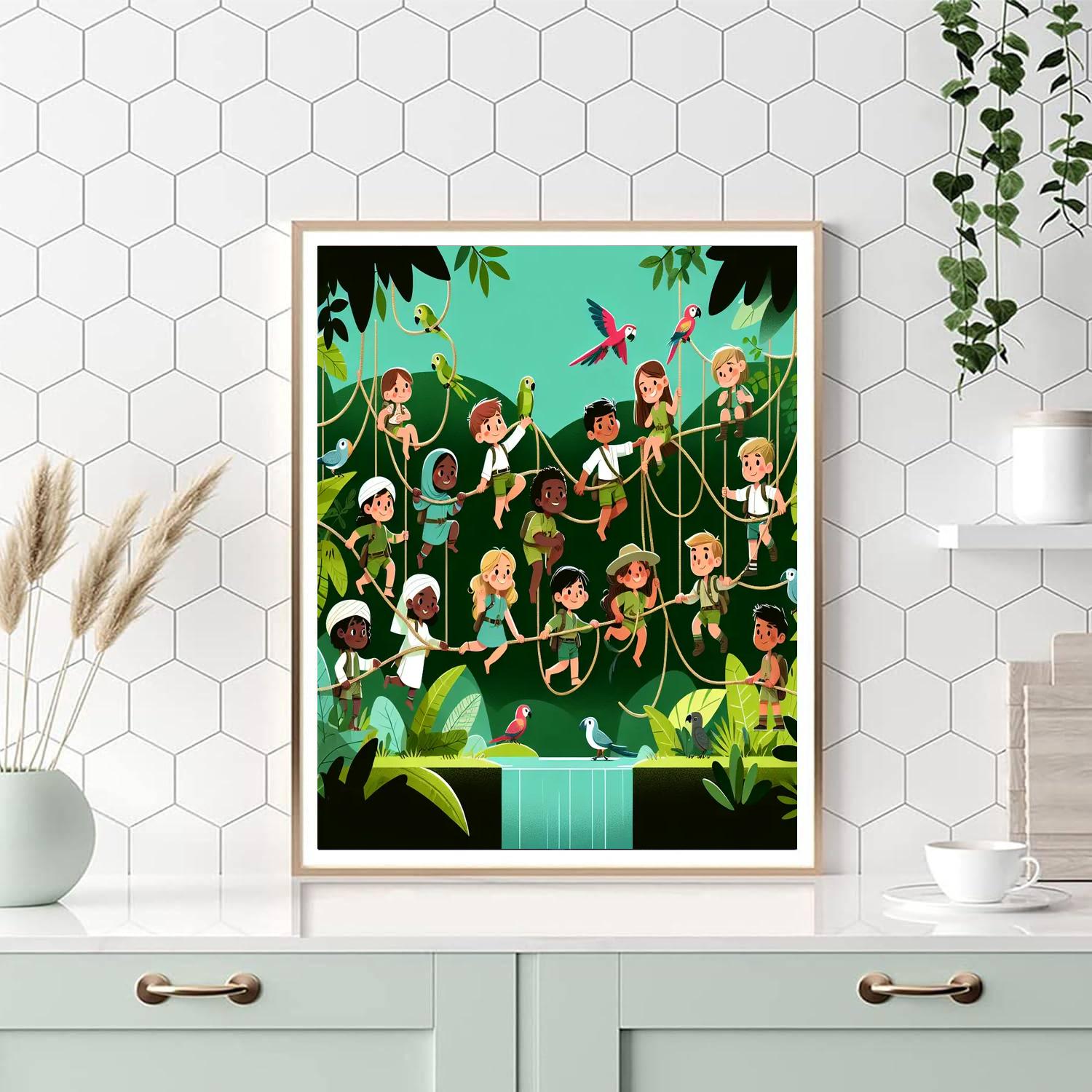 Jungle Canopy Explorer Paint By Number