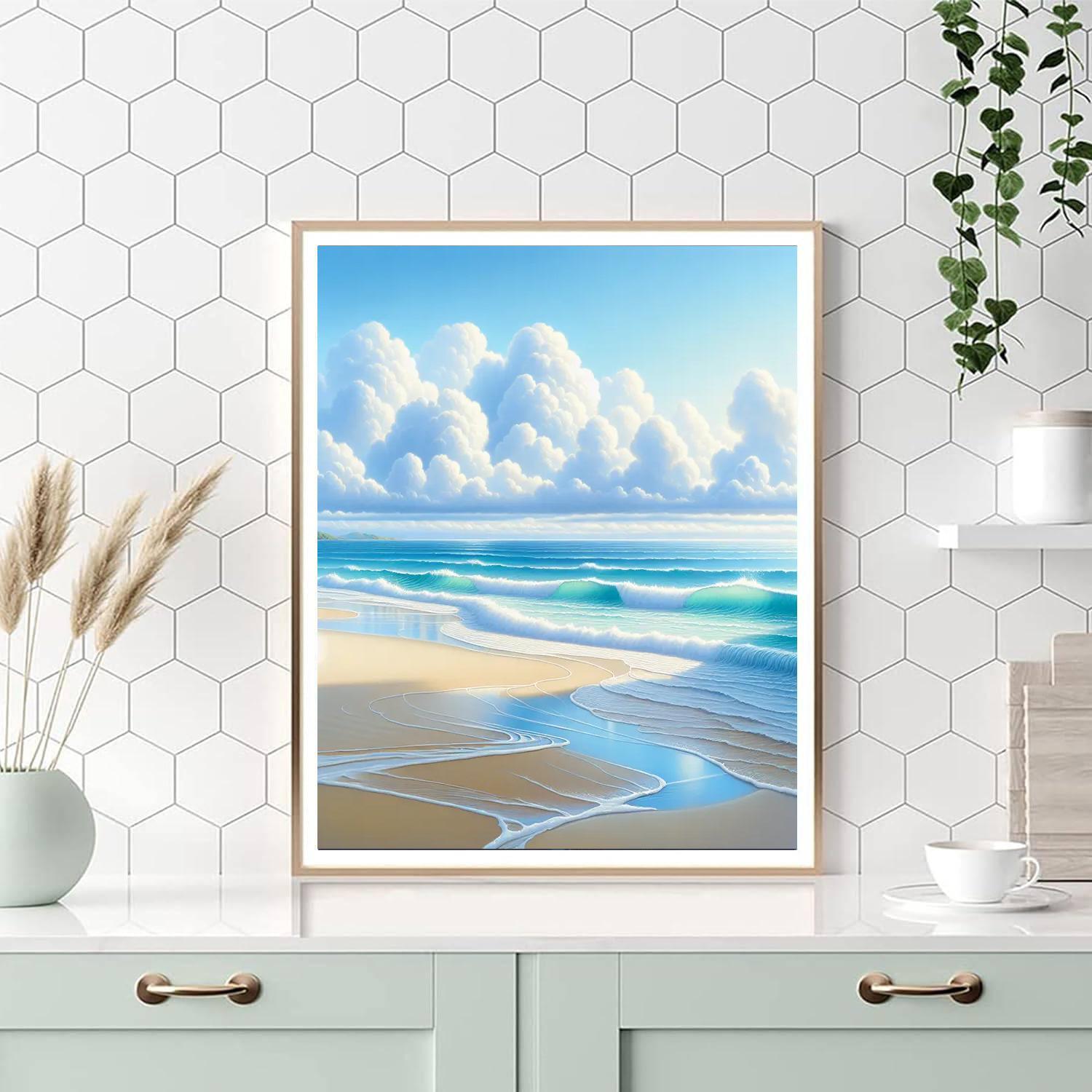 Charming Coastal Paradise Paint By Numbers