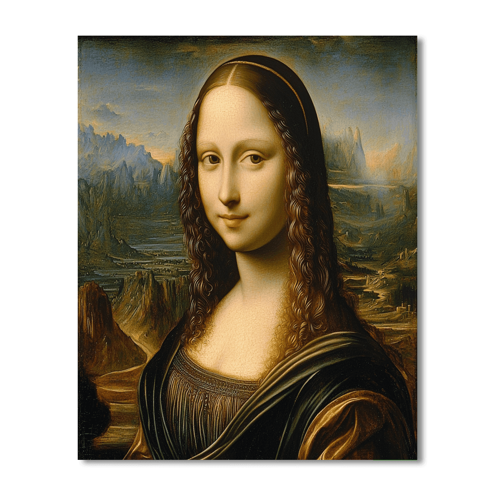 Leonardo Da Vinci Inspired Da Vinci's Renaissance Portrait  Painting By Numbers Kit