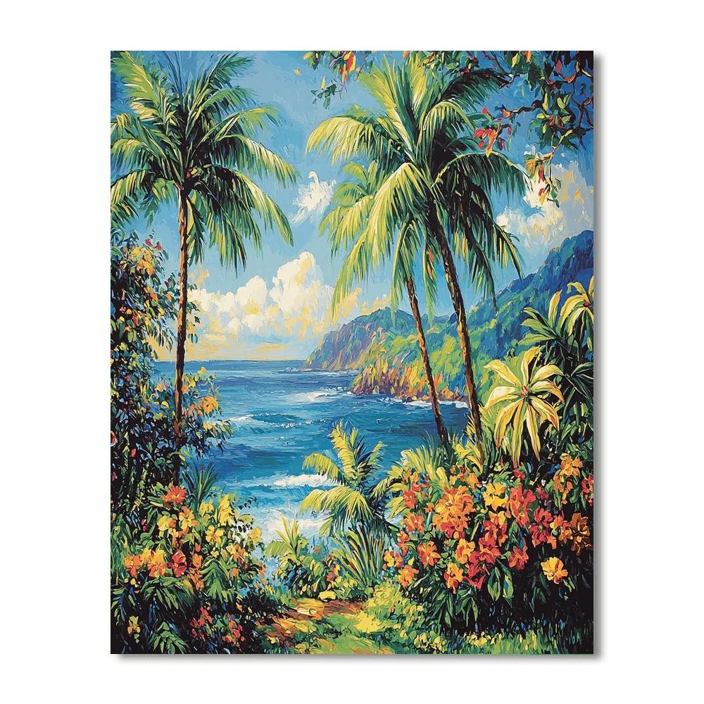 Paul Gauguin Inspired Tropical Escape To Paradise  Paint By Numbers Kits