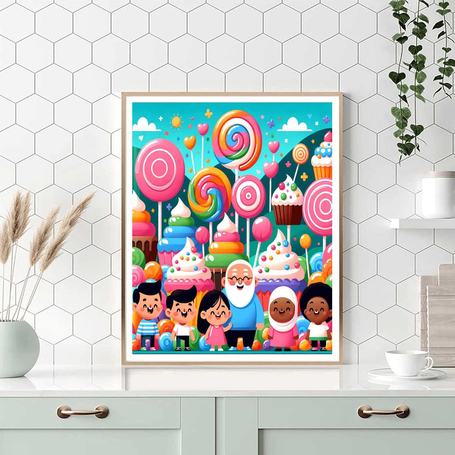 Whimsical Candy Wonderland Painting By Numbers Kit