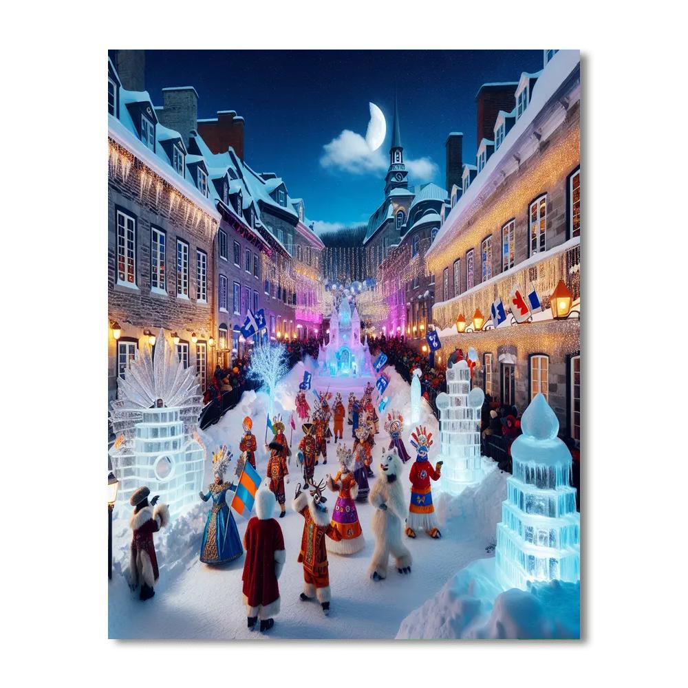 Mardi Gras - Quebec City Paint By Number
