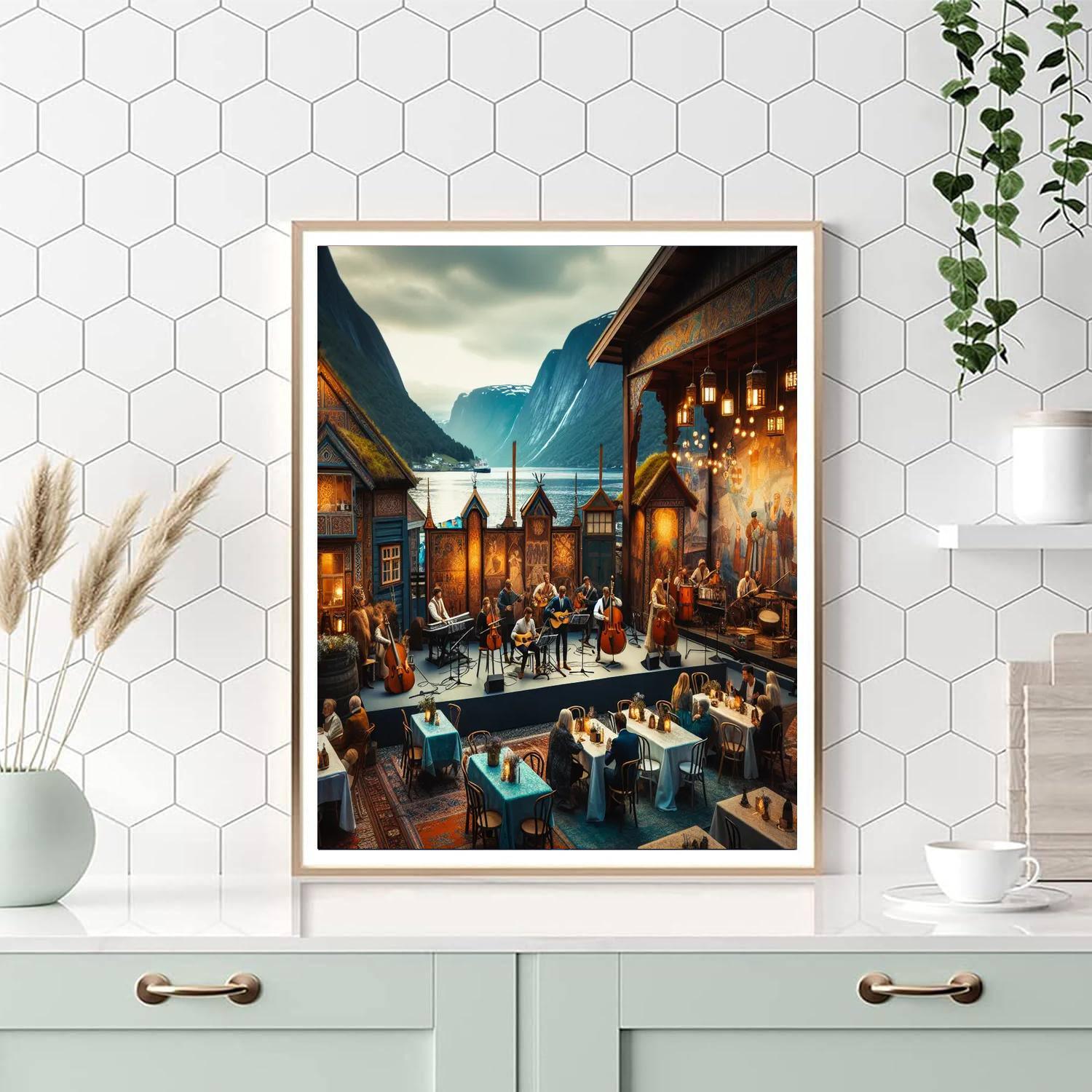 Festspillene I Bergen - Norway Paint By Numbers Art