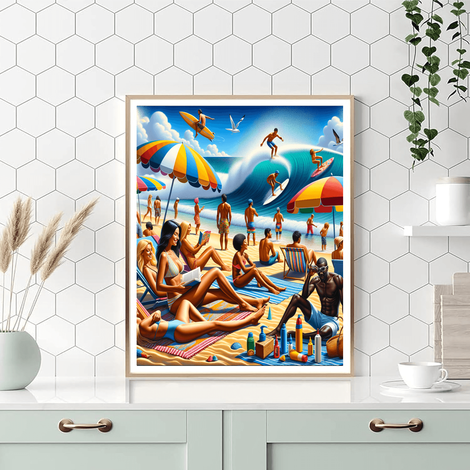 Breezy Beach Days Paint By Number