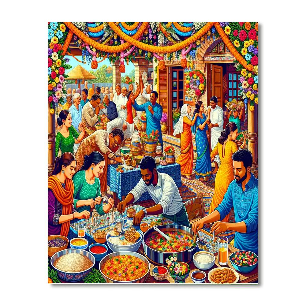 Ougadi Festival Numbered Painting Kits