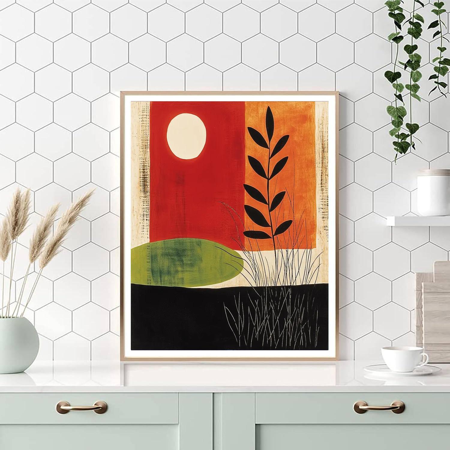 Joan Miró Inspired Dreams Of Colorful Whispers  Paint By Numbers Art