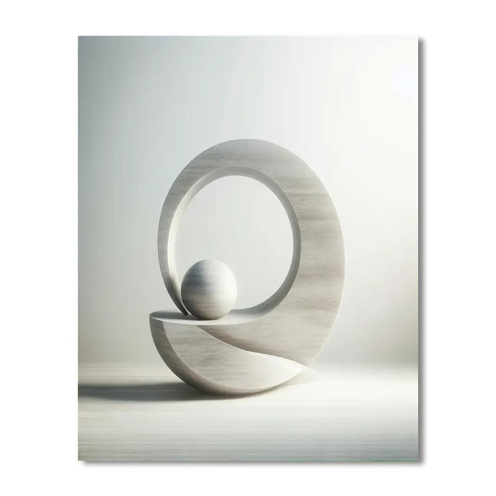 Zen Garden Sculpture Paint By Number