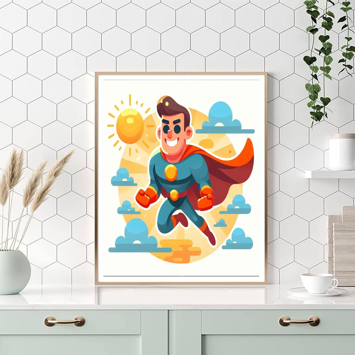 Daring Adventure Hero Paint By Color