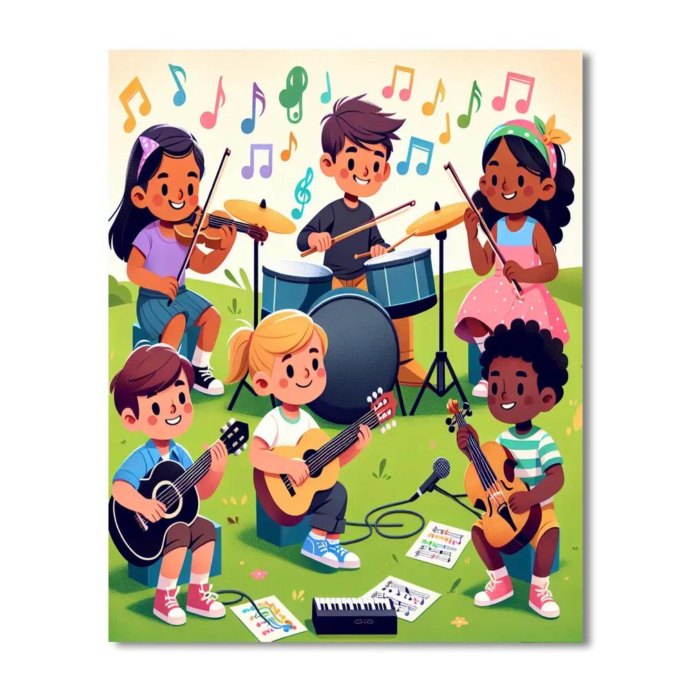 Whimsical World Of Music Paint By Numbers Kits