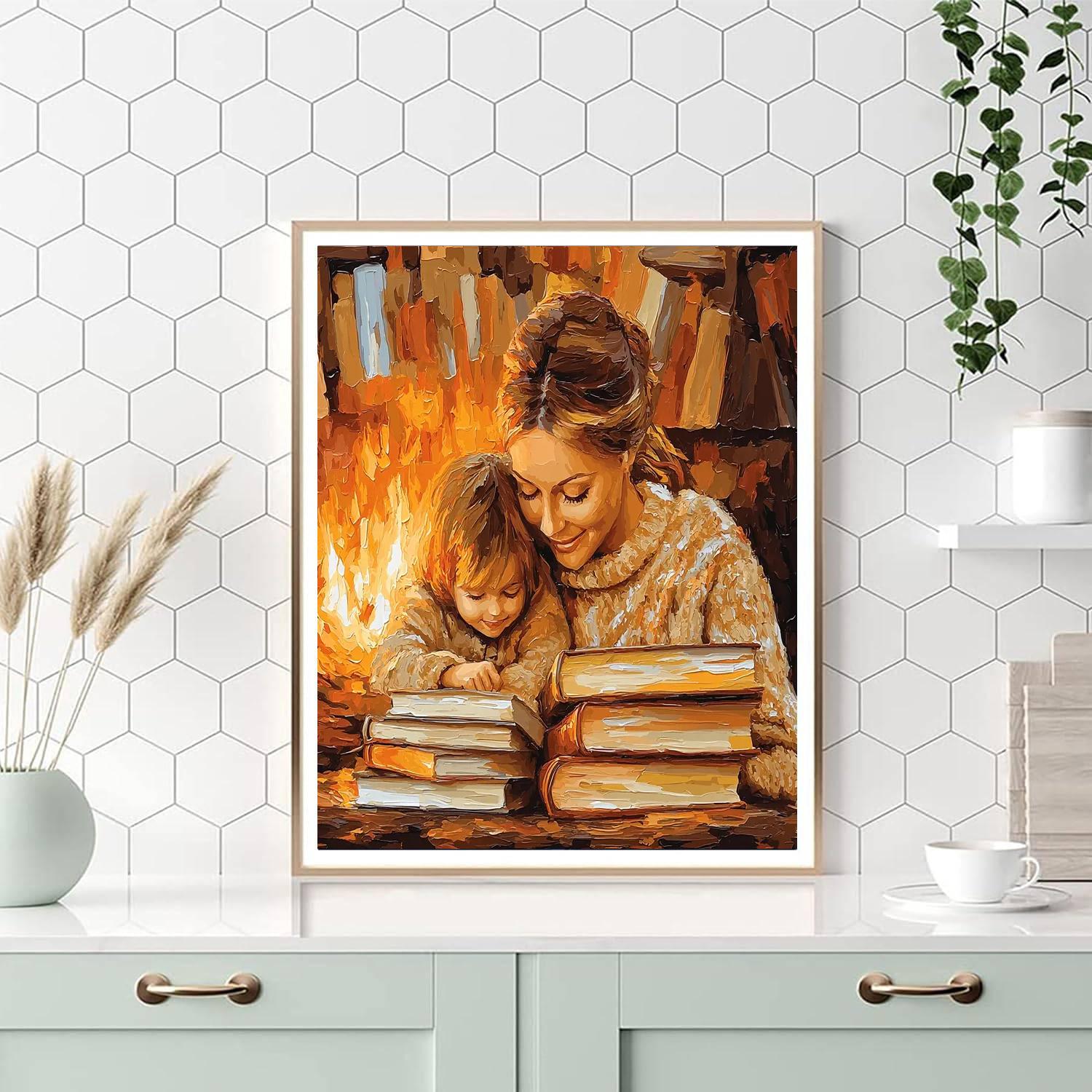 Mom's Storytime Nook Painting Number Kit
