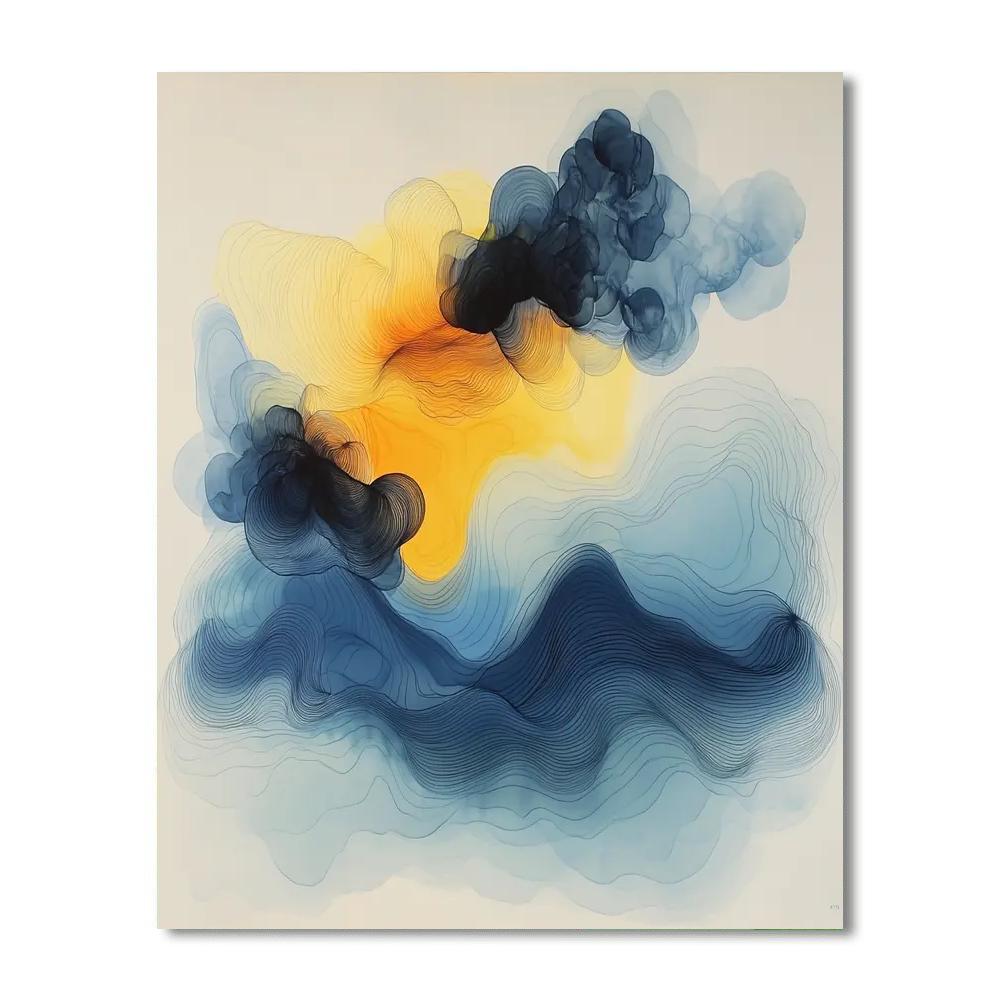 Joan Miró Inspired Dreamy Dimensions  Paint By Numbers Art