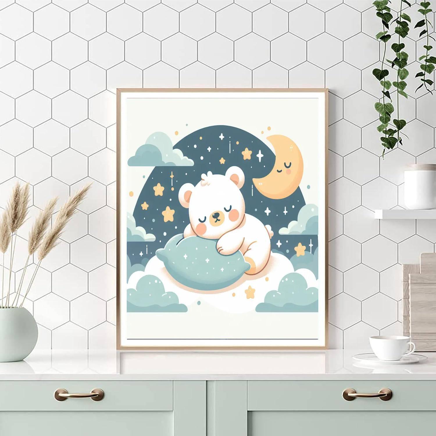 Cuddle Bear's Dreamland Paint By Number