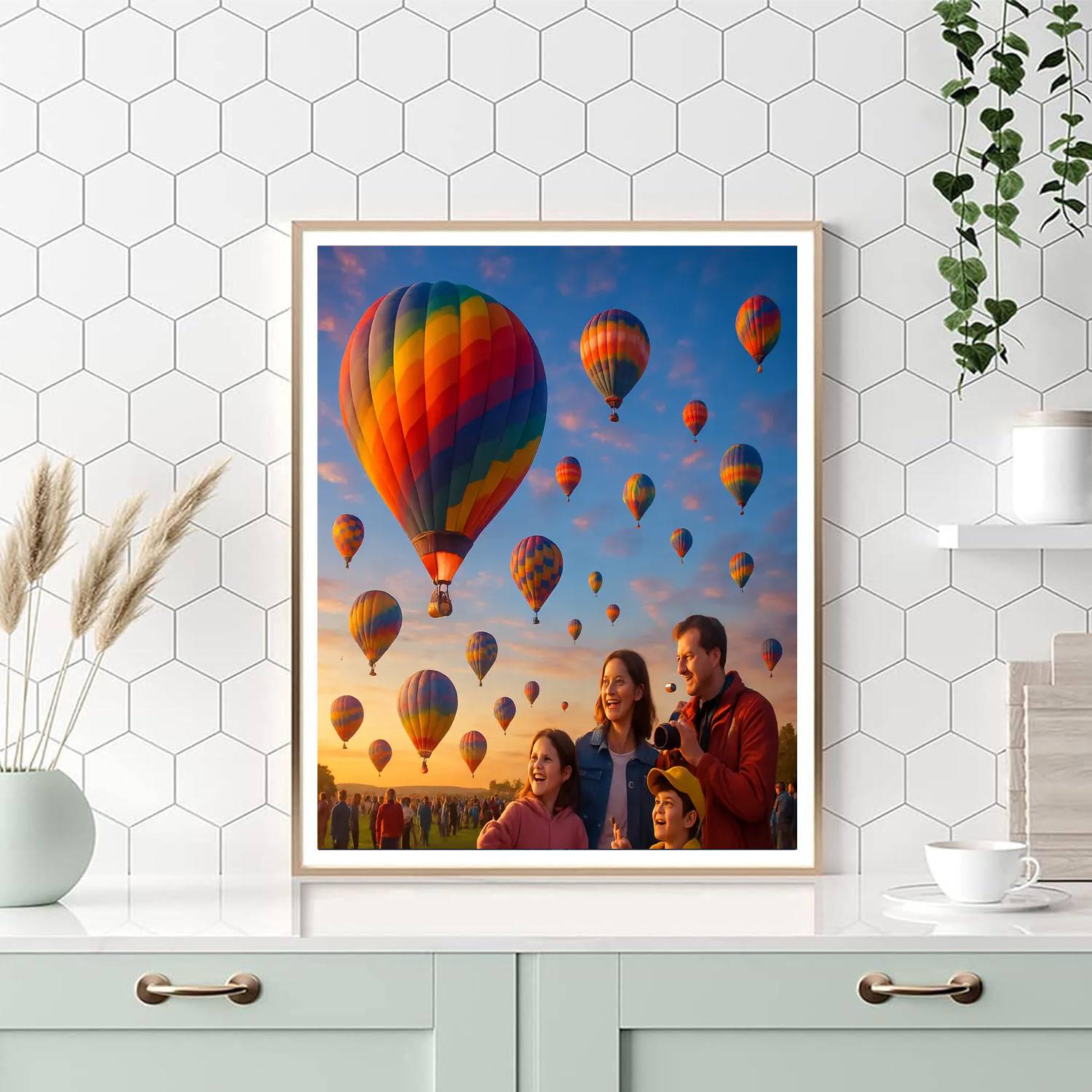 The Balloon Fiesta - United States DIY Paint By Numbers