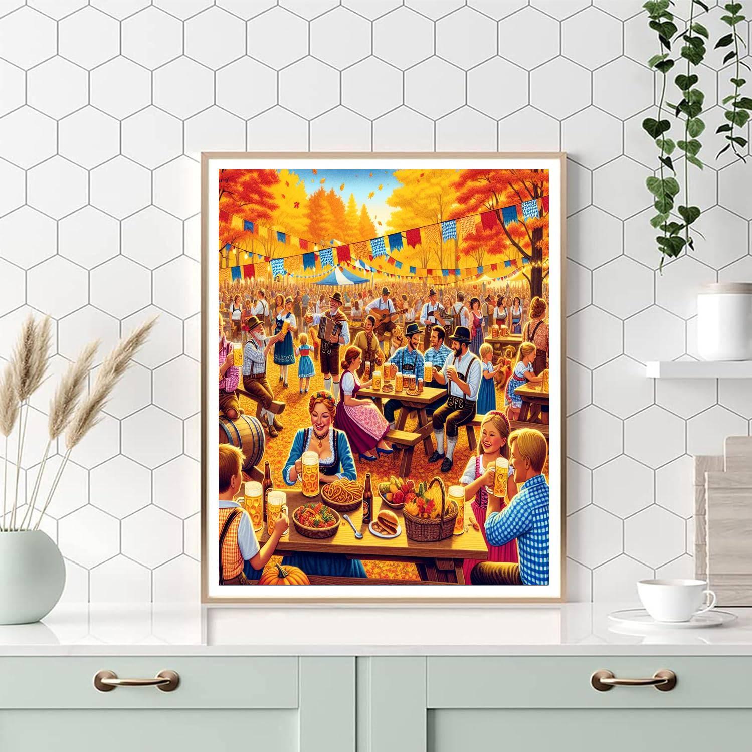 Harvey's Octoberfest Paint By Numbers Art