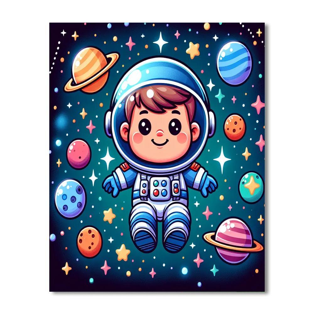 Galactic Explorers - Cosmic Adventures Paint By Number