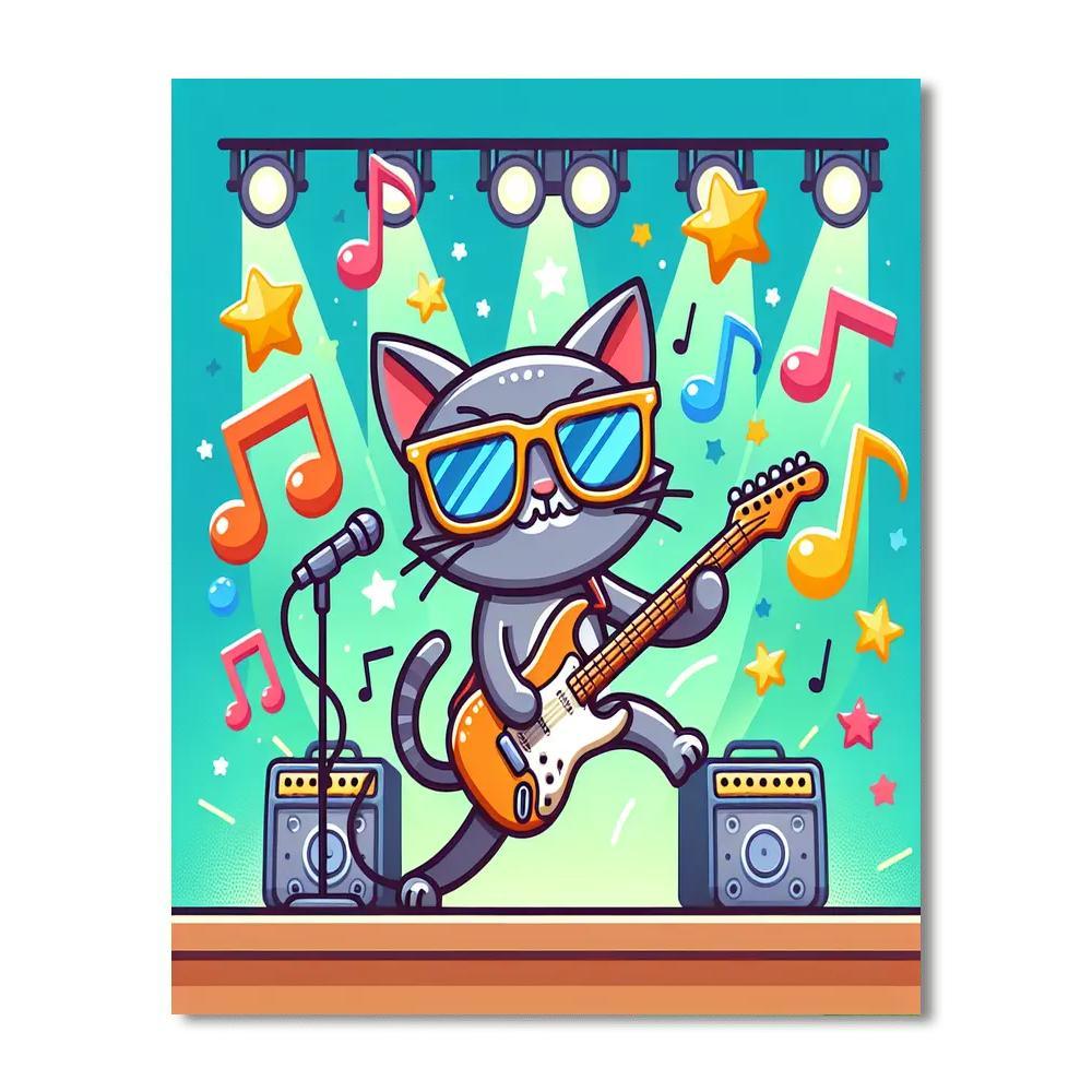 Rock Star Jam Session Painting Number Kit