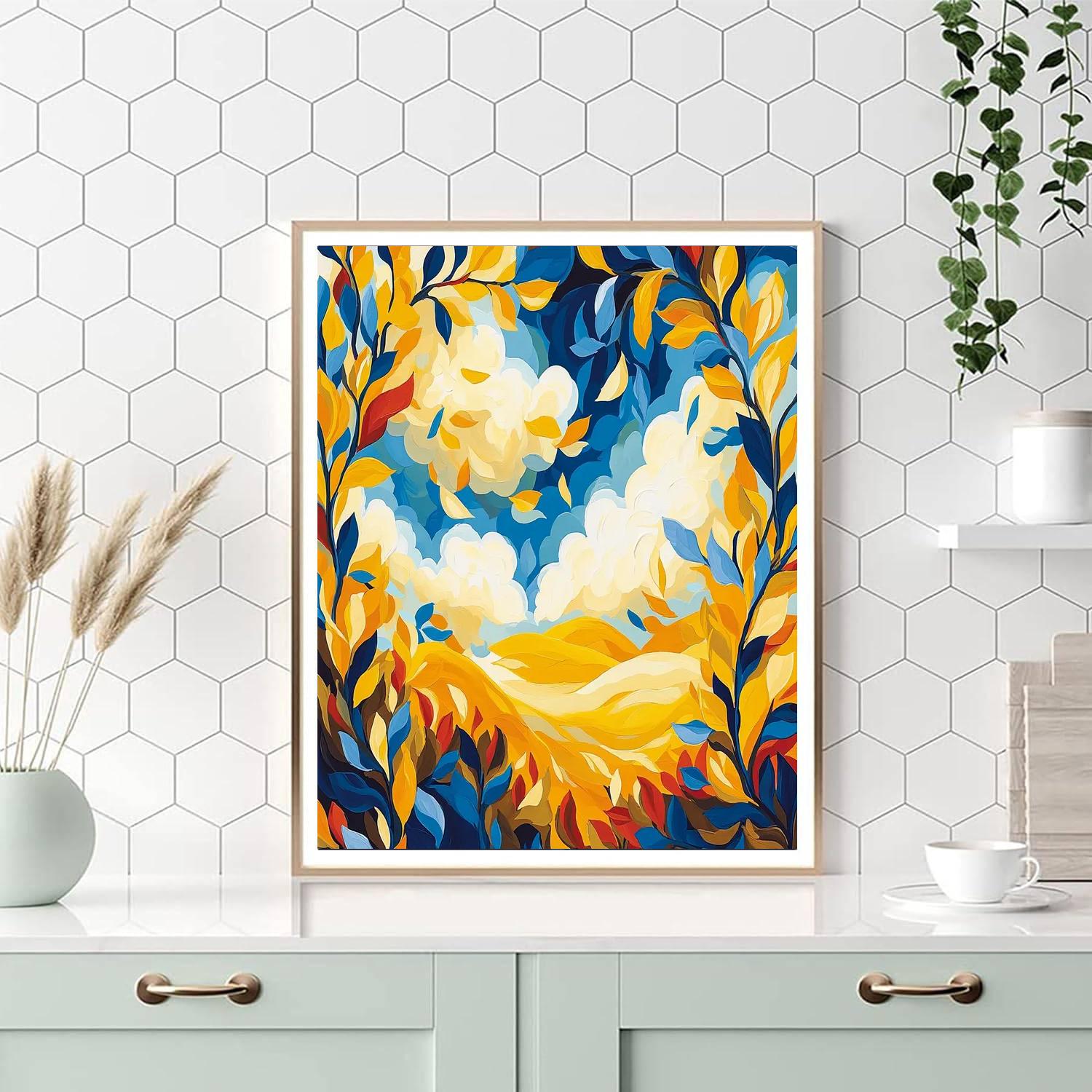 Frida Kahlo Inspired Eternal Reflections Of Nature  Numbered Painting Kits