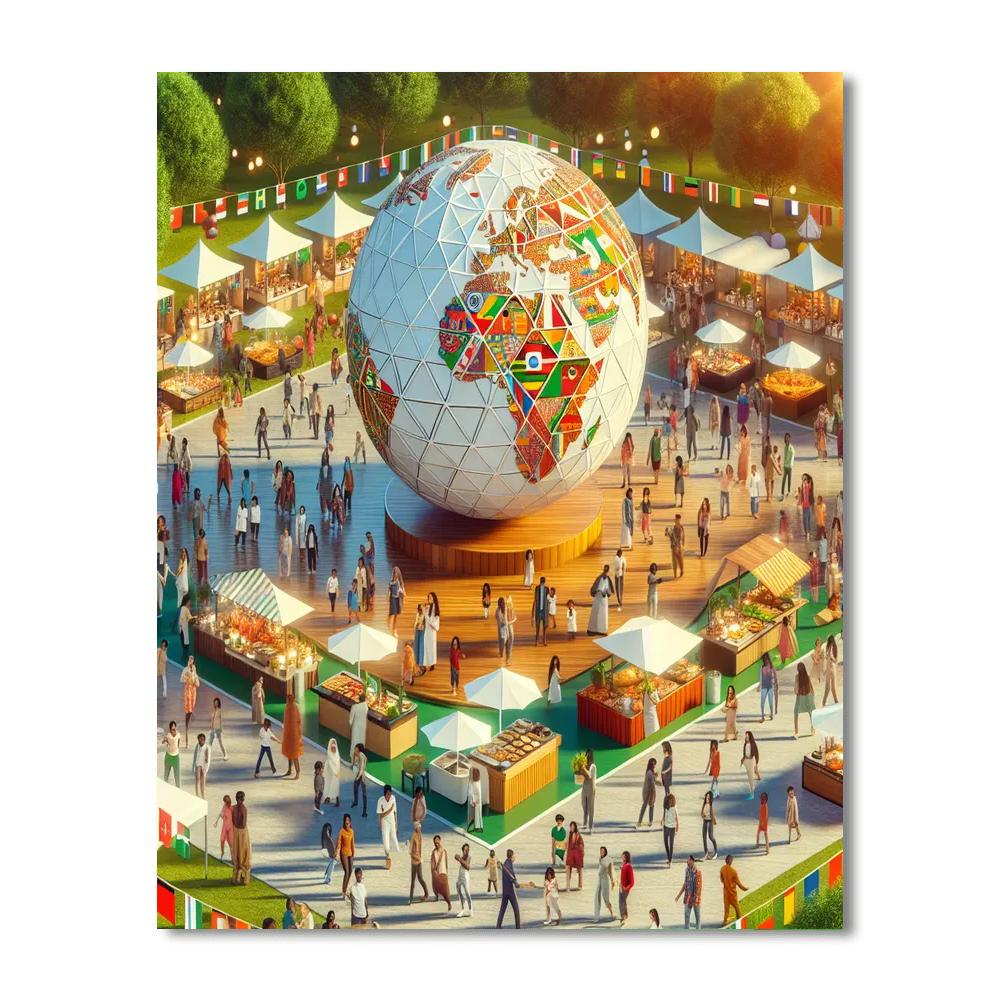 Epcot International Food And Wine Festival - Orlando, Usa Paint By Number