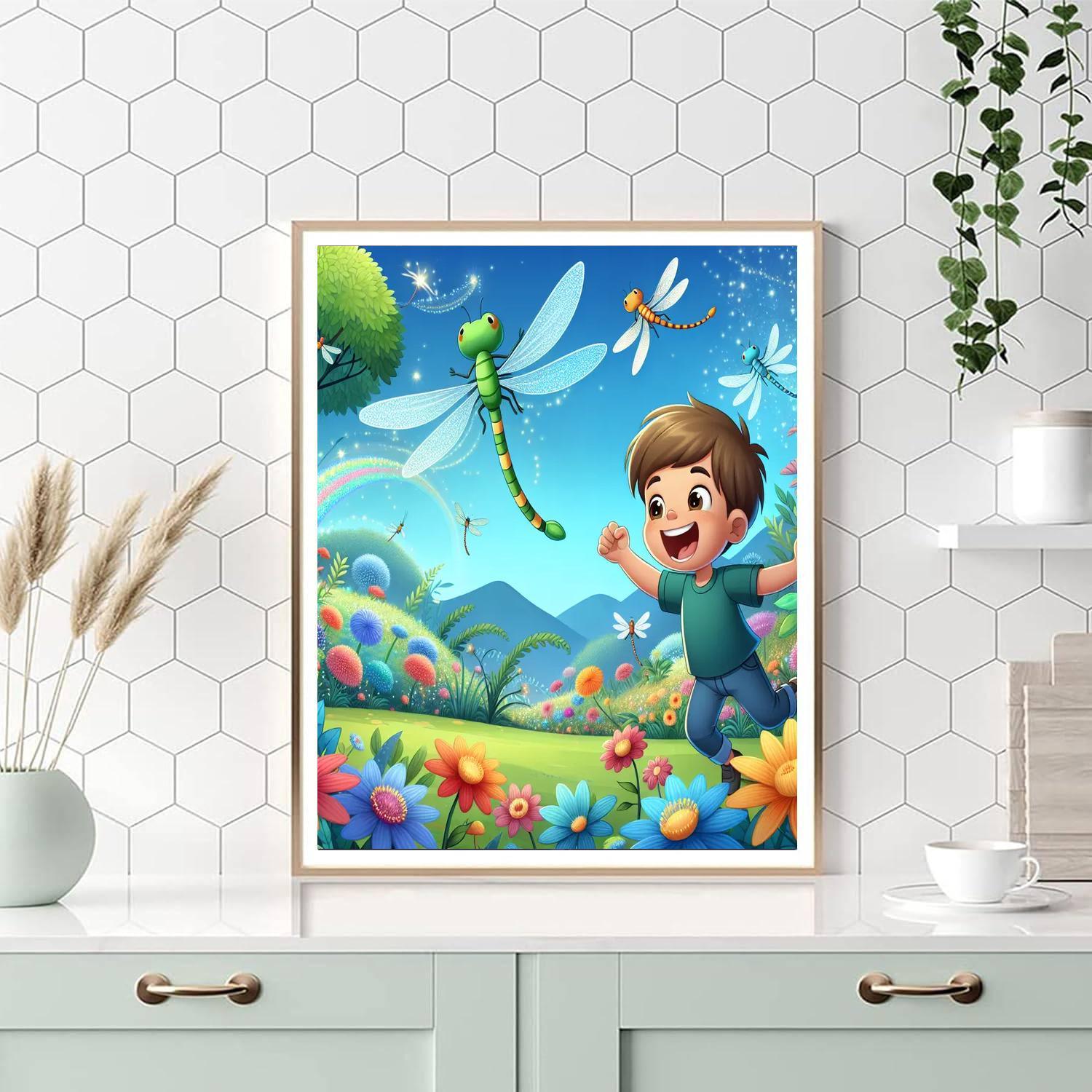 Dragonfly Garden Adventure Paint By Numbers Kits