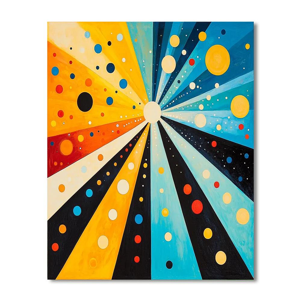 Joan Miró Inspired The Colorful Cosmos  Paint By Numbers Art