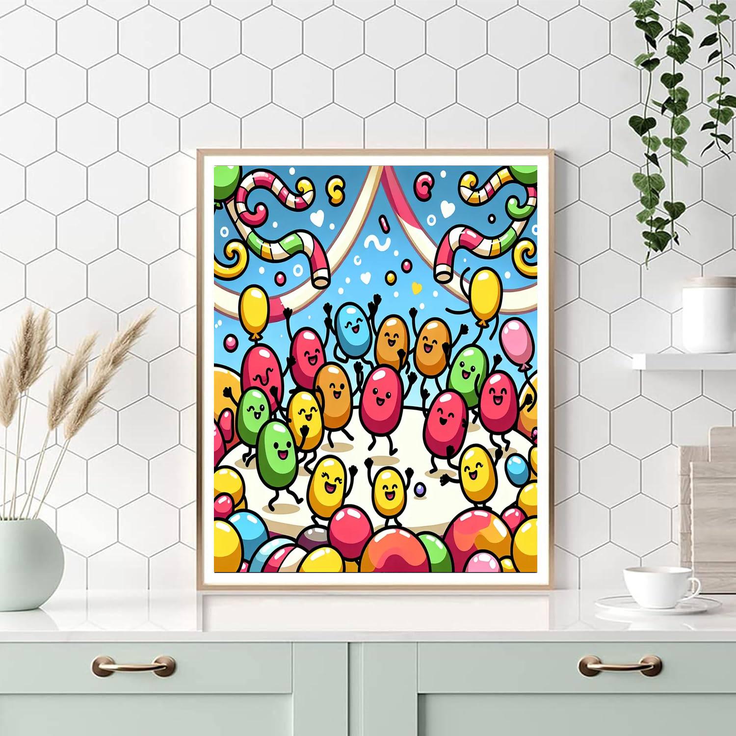 Joyful Jellybean Party Paint By Color