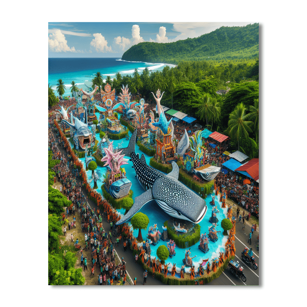 Whale Shark Festival Paint By Number